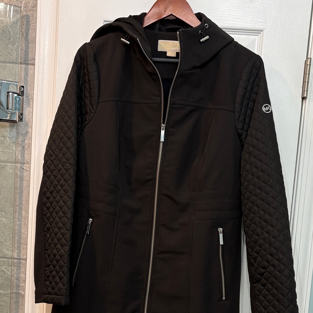 Michael Kors Black Quilted Jacket